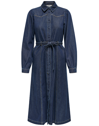 OnlJulie Denim Kjole - Dark Blue Denim